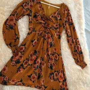 Free People Longsleeve mini dress size 8